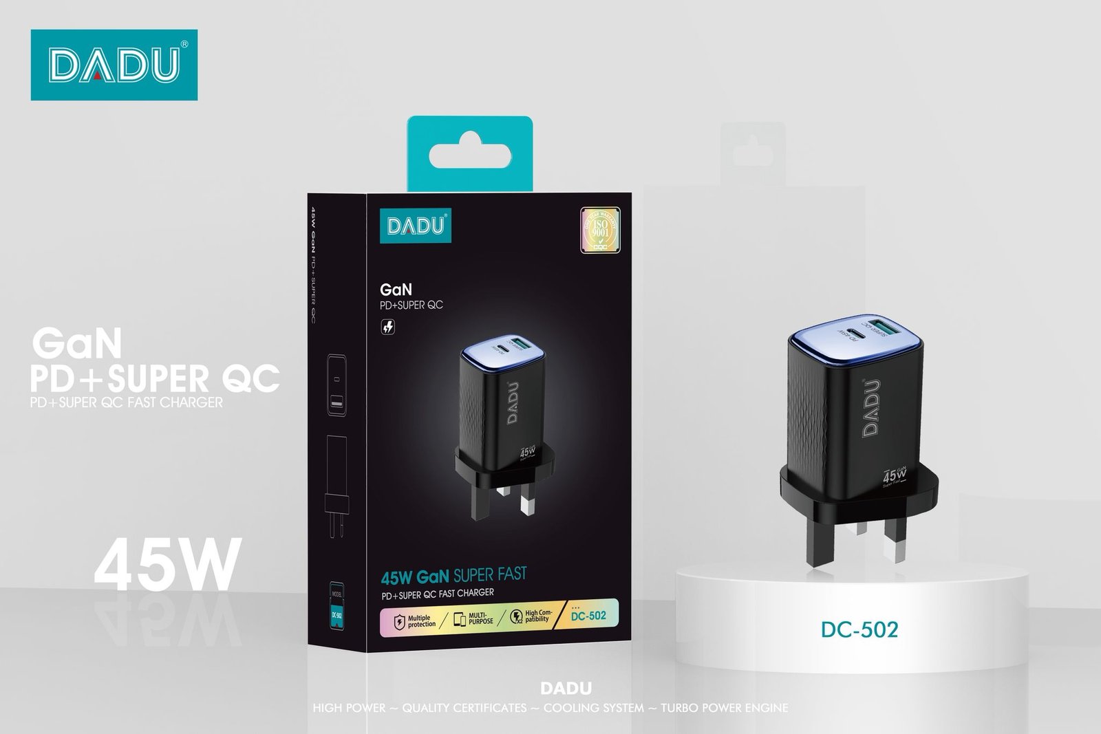 DADU 45W GaN With USB Adapter